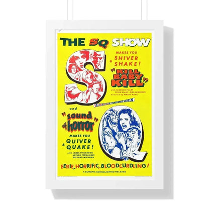 KILL BABY KILL + SOUND OF HORROR 1966 - Framed Movie Poster - The Sticker Space