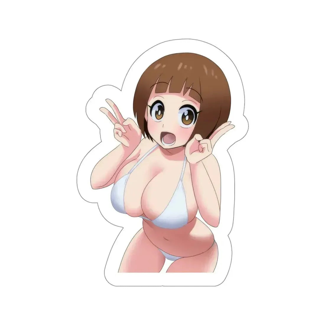 KILL la KILL - Mako Mankanshoku (Anime/Ecchi/Waifu) STICKER Vinyl Die-Cut Decal 4 Inch - The Sticker Space