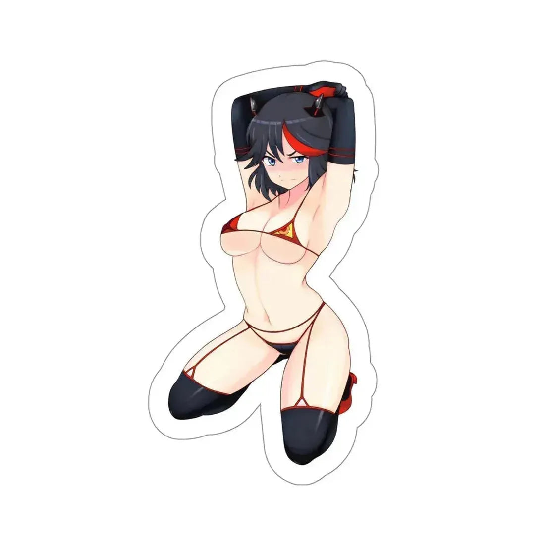 KILL la KILL - Ryuko Matoi (Anime/Ecchi/Waifu) STICKER Vinyl Die-Cut Decal 4 Inch - The Sticker Space