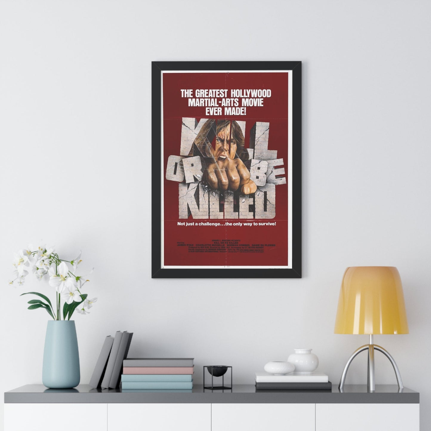 KILL OR BE KILLED 1980 - Framed Movie Poster-The Sticker Space