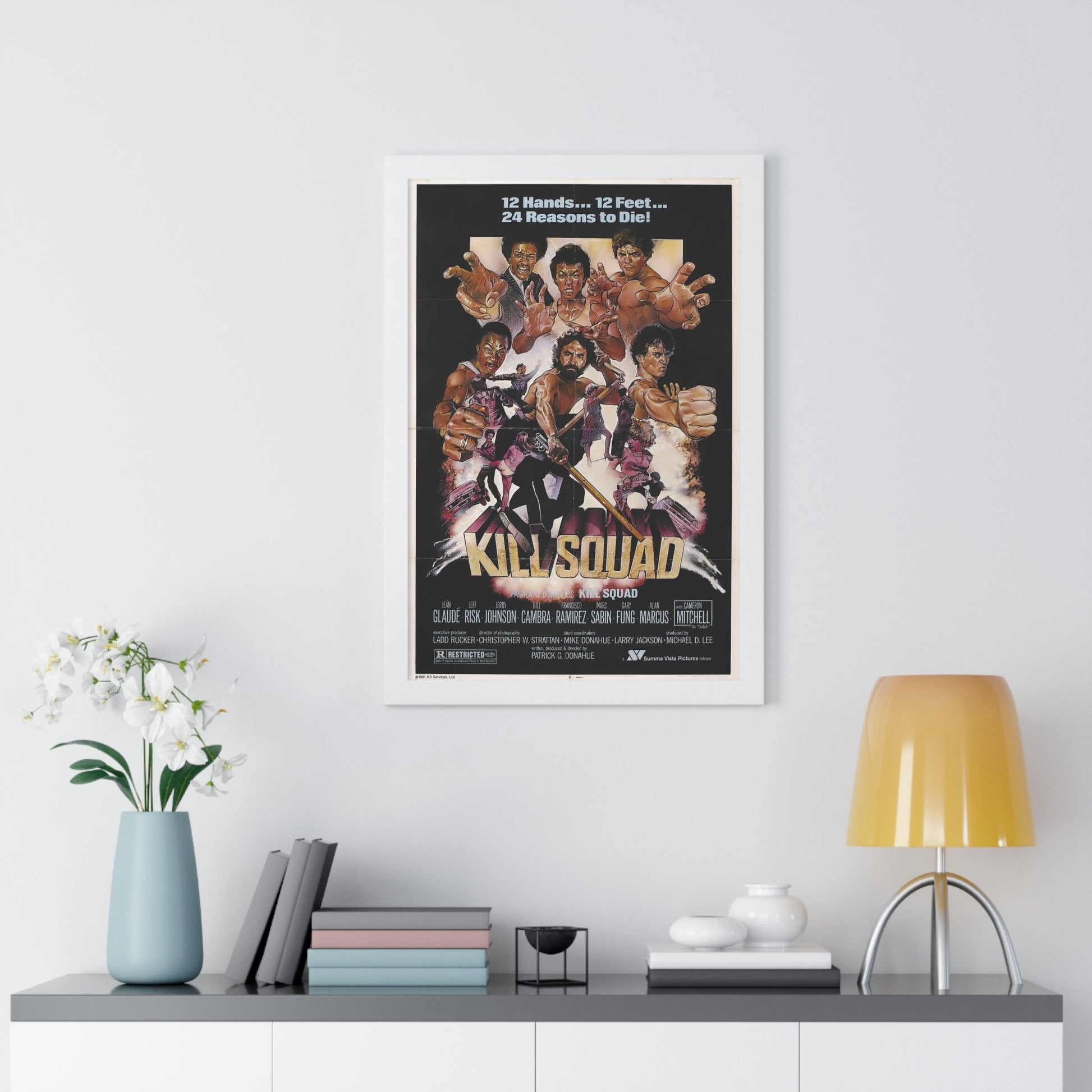 KILL SQUAD 1981 - Framed Movie Poster-The Sticker Space