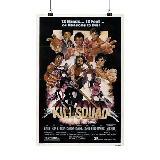 KILL SQUAD 1981 - Paper Movie Poster 12″ x 18″ Matte - The Sticker Space