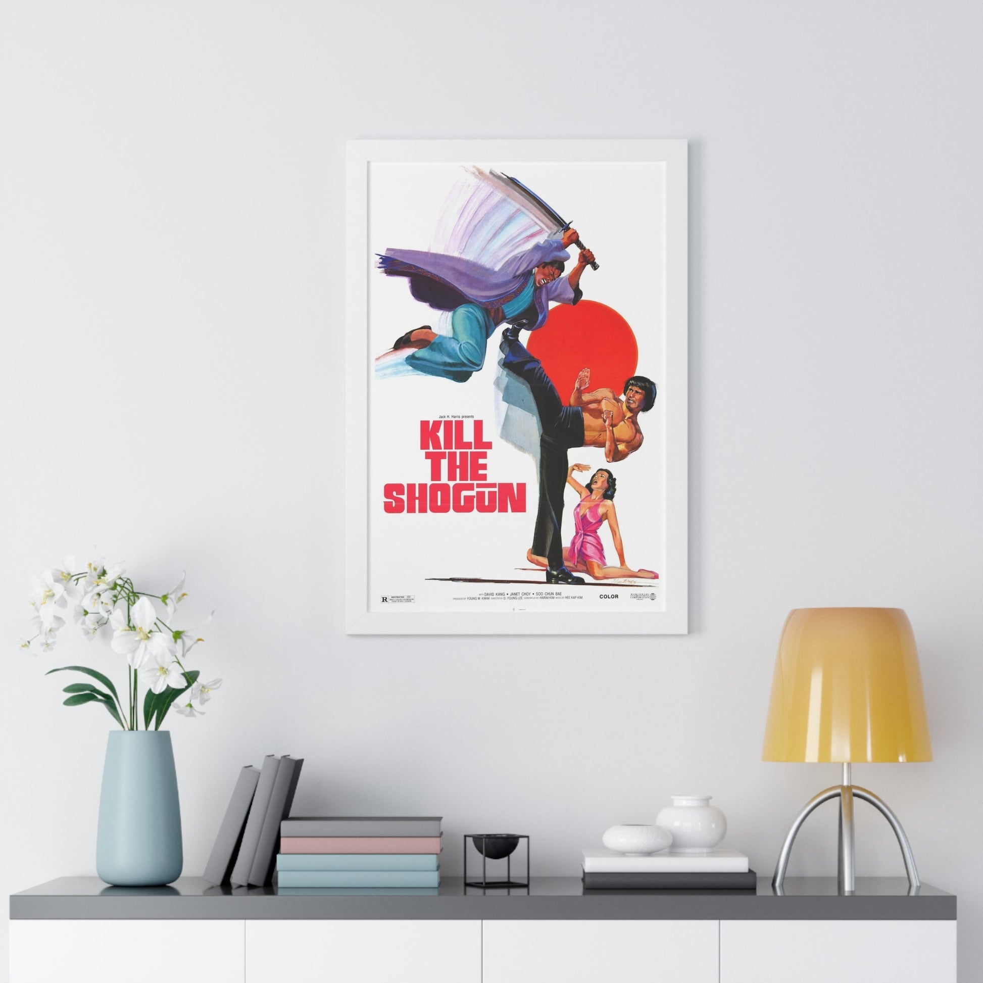 KILL THE SHOGUN 1975 - Framed Movie Poster-The Sticker Space