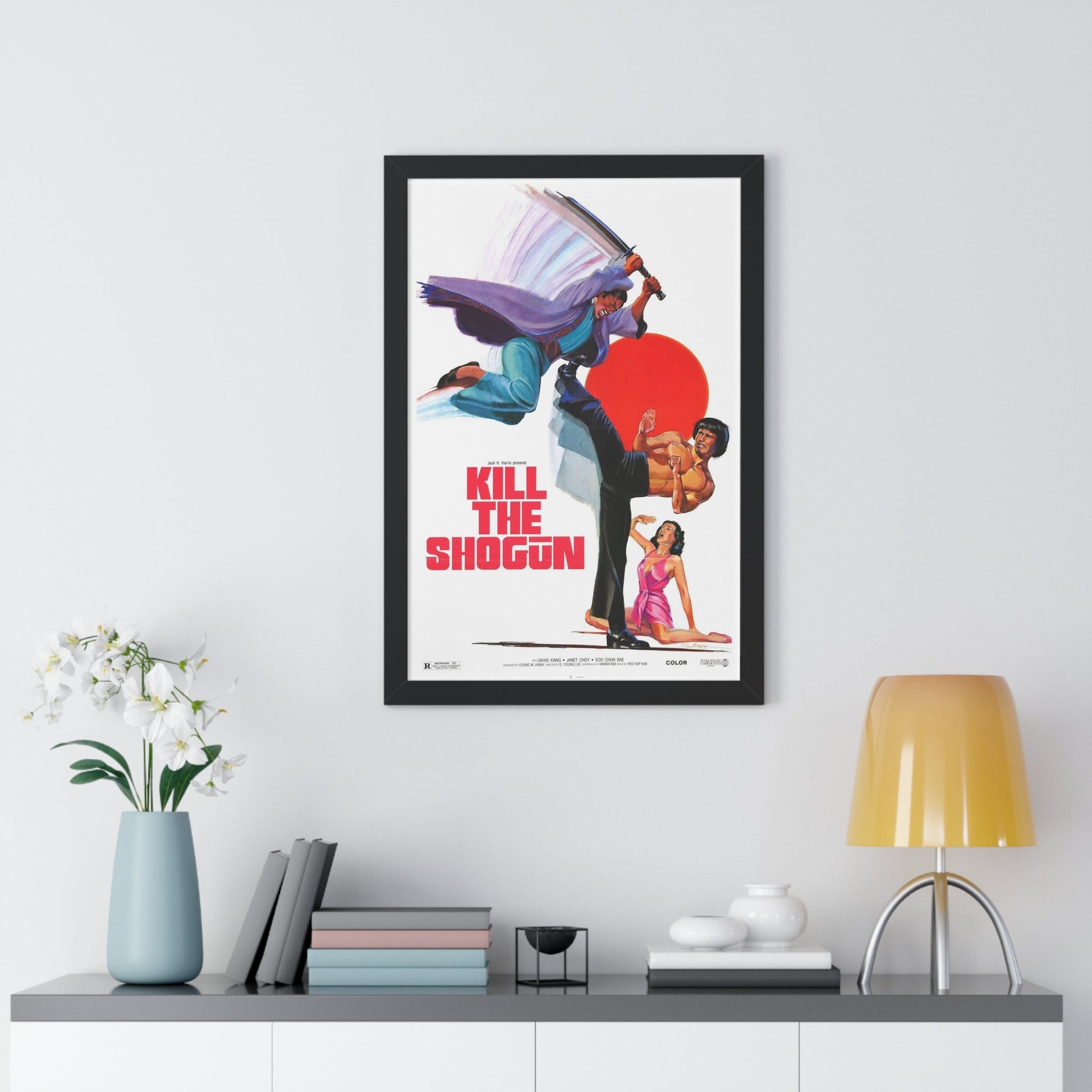 KILL THE SHOGUN 1975 - Framed Movie Poster-The Sticker Space