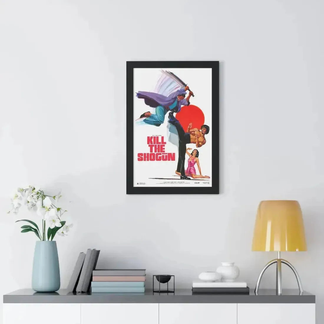 KILL THE SHOGUN 1975 - Framed Movie Poster - The Sticker Space