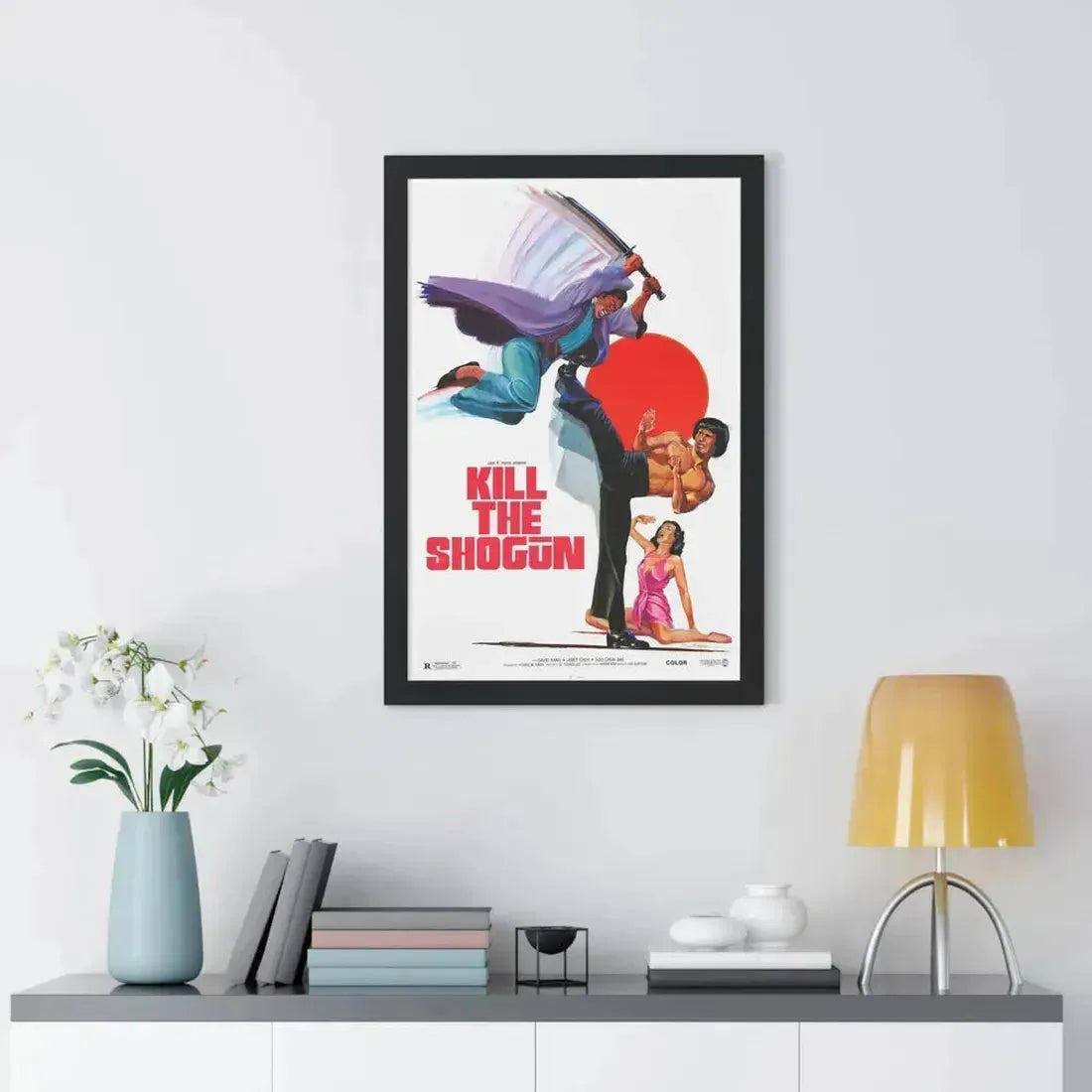 KILL THE SHOGUN 1975 - Framed Movie Poster - The Sticker Space