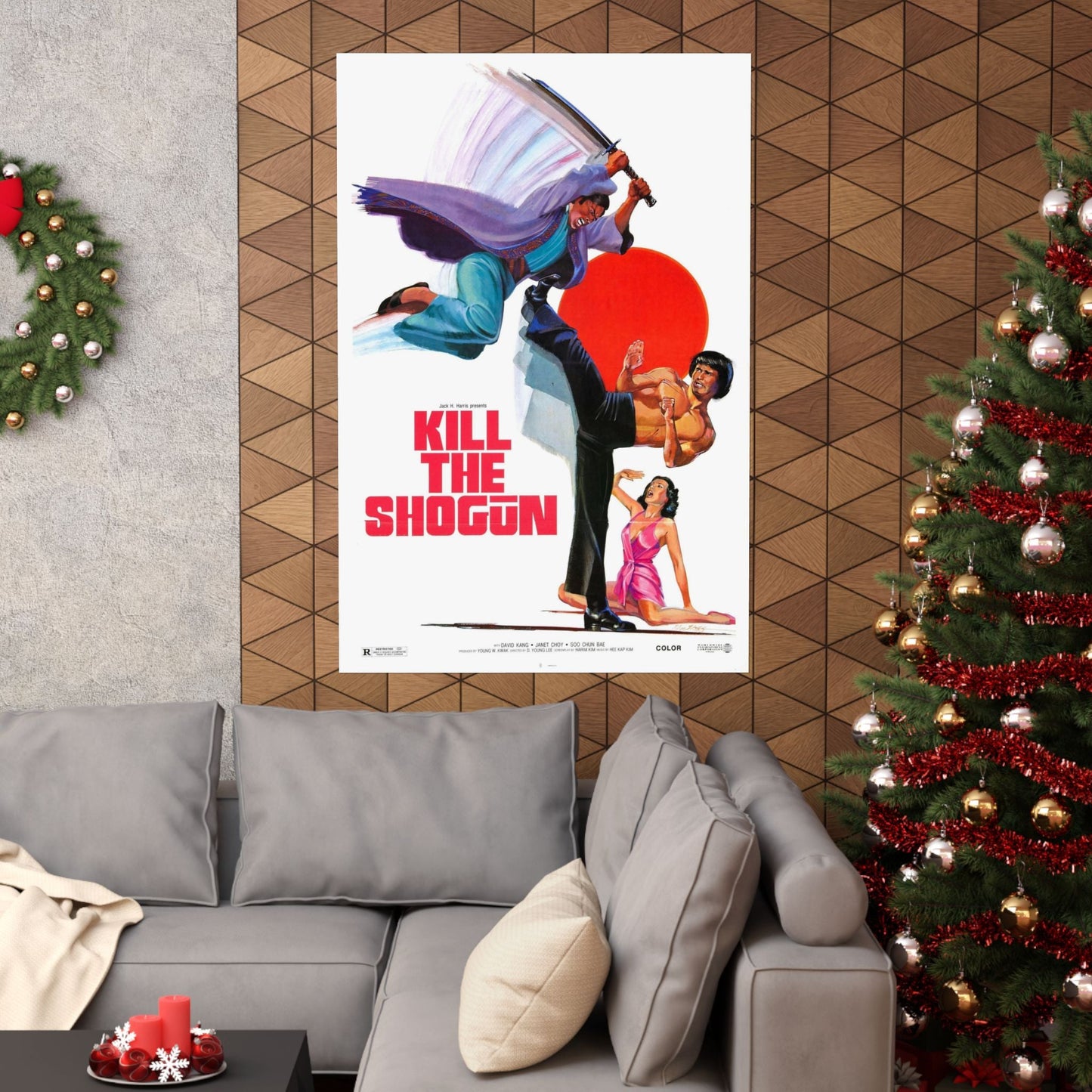 KILL THE SHOGUN 1975 - Paper Movie Poster-The Sticker Space