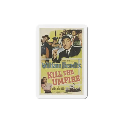 Kill the Umpire 1950 Movie Poster Refrigerator Magnet 5 Inch - The Sticker Space