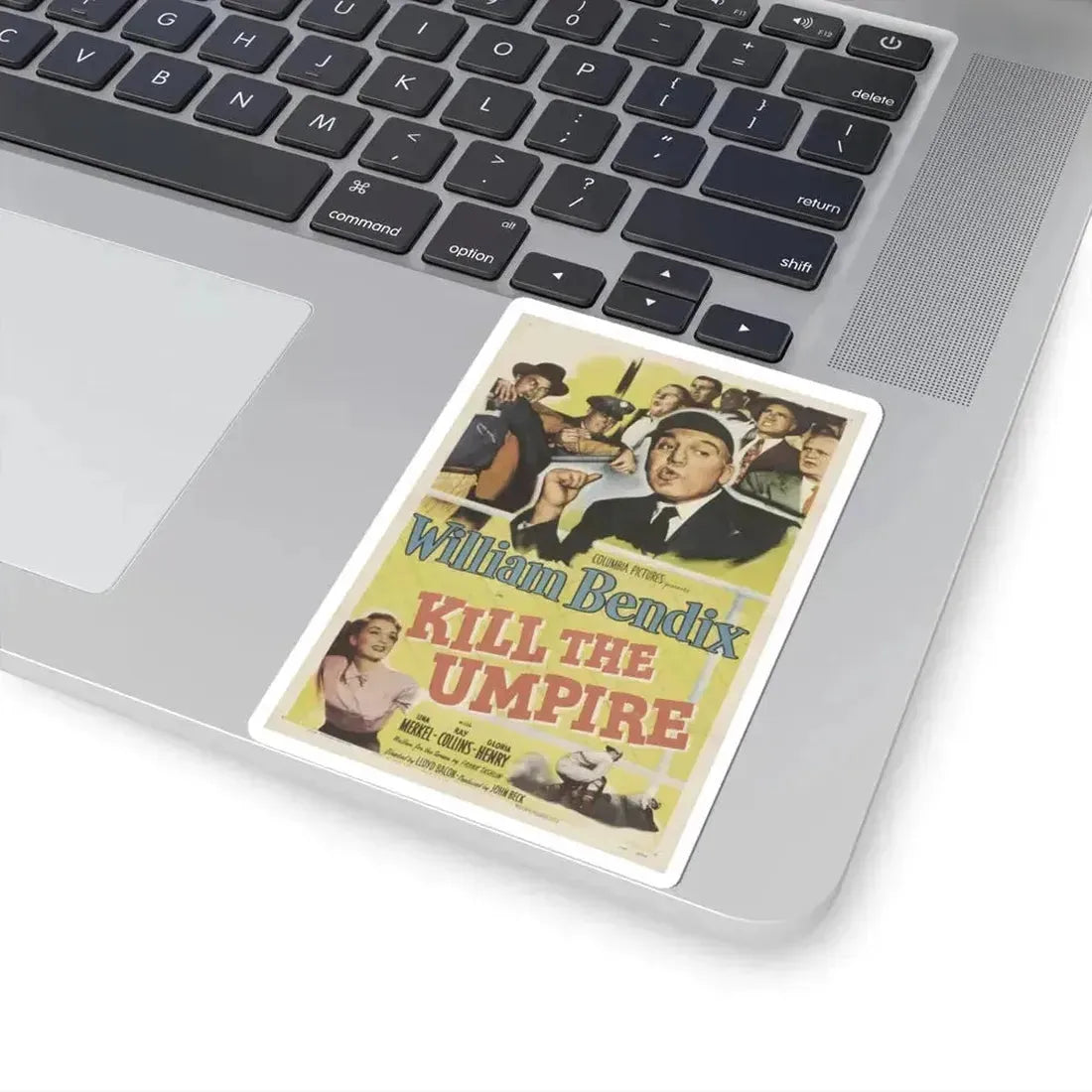 Kill the Umpire 1950 Movie Poster - STICKER Vinyl Kiss-Cut Decal - The Sticker Space