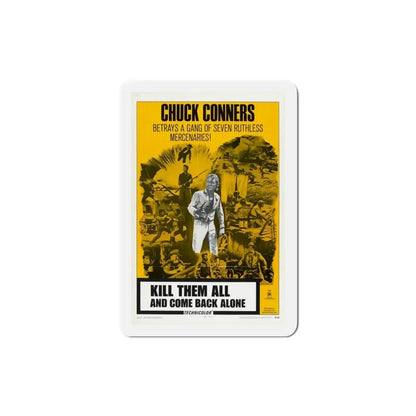 Kill Them All and Come Back Alone 1970 Movie Poster Refrigerator Magnet - The Sticker Space