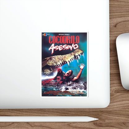 KILLER CROCODILE (2) 1989 Movie Poster STICKER Vinyl Die-Cut Decal-The Sticker Space