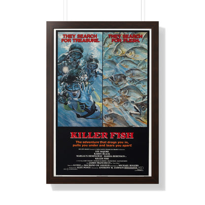 KILLER FISH 1979 - Framed Movie Poster-20" x 30"-The Sticker Space