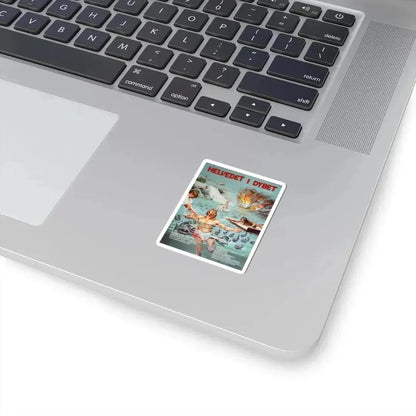 KILLER FISH (DANISH) 1979 Movie Poster - STICKER Vinyl Kiss-Cut Decal - The Sticker Space