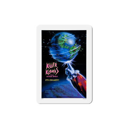 Killer Klowns from Outer Space 1988 Movie Poster Die-Cut Magnet-3" x 3"-The Sticker Space