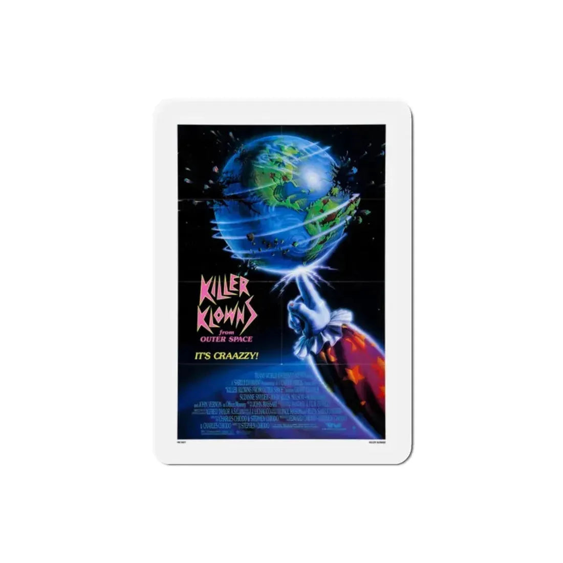 Killer Klowns from Outer Space 1988 Movie Poster Refrigerator Magnet 2 Inch - The Sticker Space