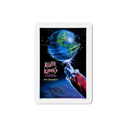 Killer Klowns from Outer Space 1988 Movie Poster Refrigerator Magnet 2 Inch - The Sticker Space