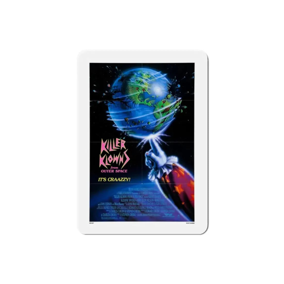 Killer Klowns from Outer Space 1988 Movie Poster Refrigerator Magnet - The Sticker Space