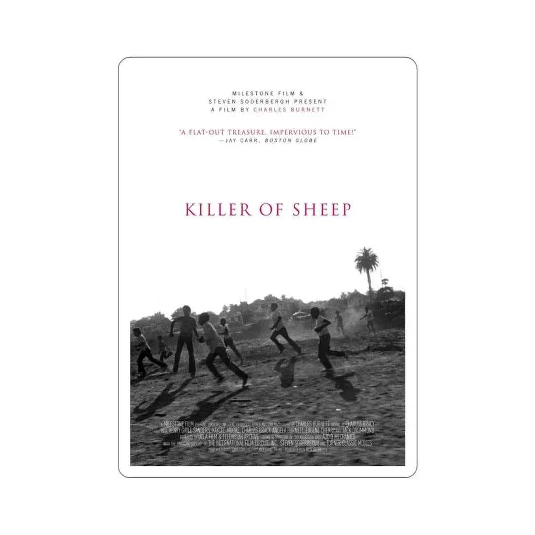 Killer of Sheep 1977 Movie Poster STICKER Vinyl Die-Cut Decal 4 Inch - The Sticker Space