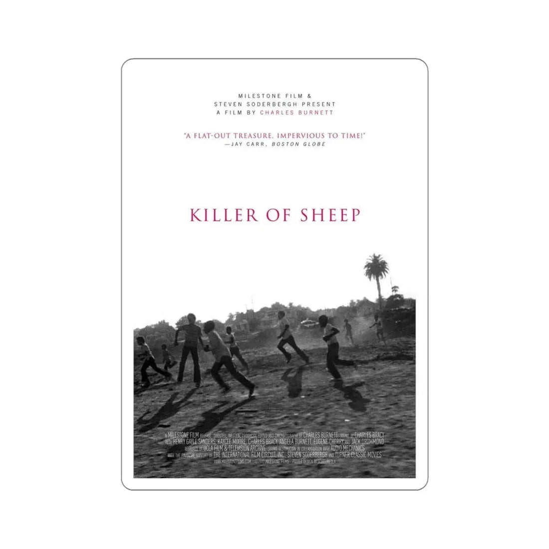 Killer of Sheep 1977 Movie Poster STICKER Vinyl Die-Cut Decal - The Sticker Space