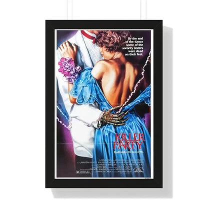 KILLER PARTY 1986 - Framed Movie Poster 16″ x 24″ Black - The Sticker Space