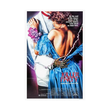 KILLER PARTY 1986 - Paper Movie Poster - The Sticker Space