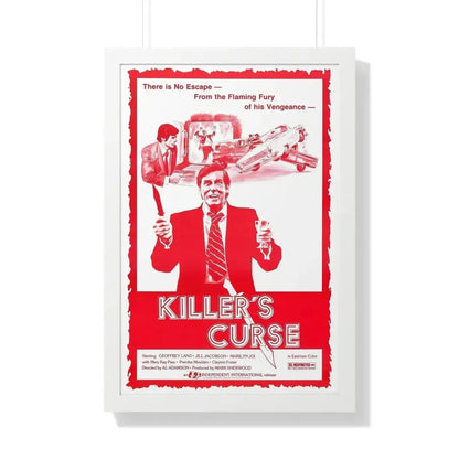 KILLER'S CURSE (NURSE SHERRI) 1977 - Framed Movie Poster 20" x 30" White - The Sticker Space