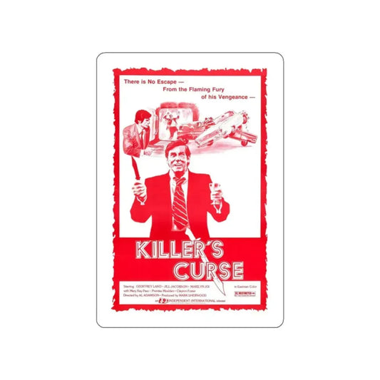 KILLER'S CURSE (NURSE SHERRI) 1977 Movie Poster STICKER Vinyl Die-Cut Decal 2 Inch - The Sticker Space