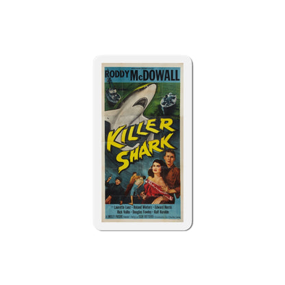 Killer Shark 1950 Movie Poster Die-Cut Magnet-4 Inch-The Sticker Space