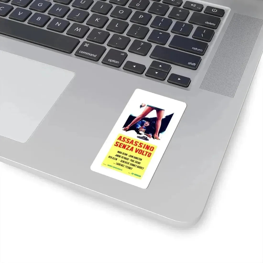 KILLER WITHOUT A FACE 1968 Movie Poster - STICKER Vinyl Kiss-Cut Decal - The Sticker Space