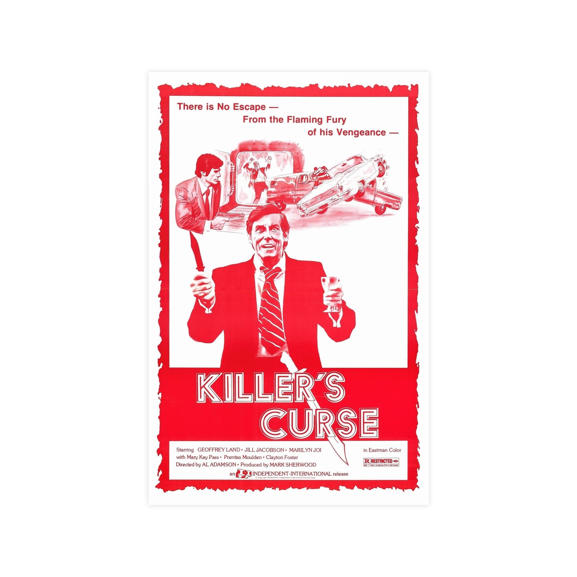 KILLER'S CURSE (NURSE SHERRI) 1977 - Paper Movie Poster-11″ x 17″ (Vertical)-The Sticker Space