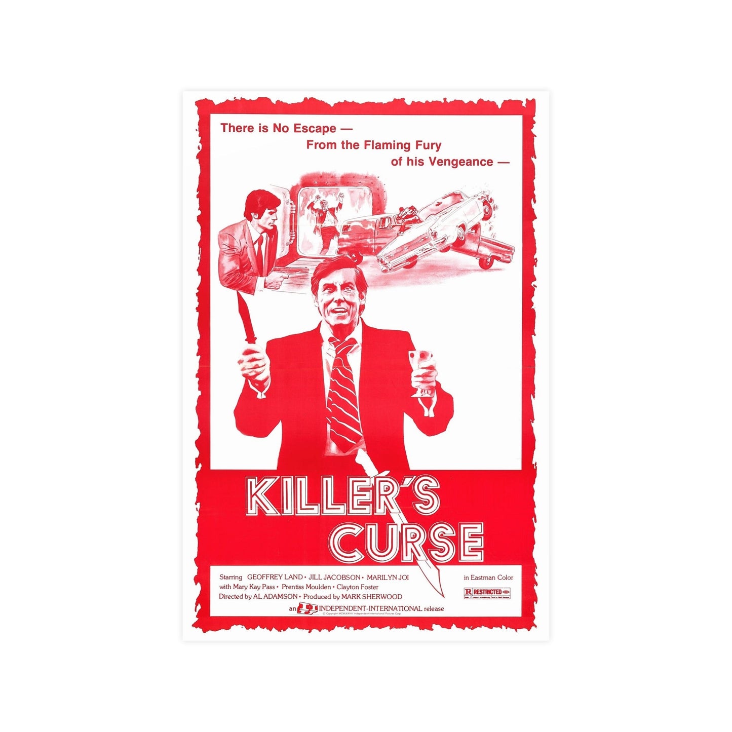 KILLER'S CURSE (NURSE SHERRI) 1977 - Paper Movie Poster-12″ x 18″ (Vertical)-The Sticker Space