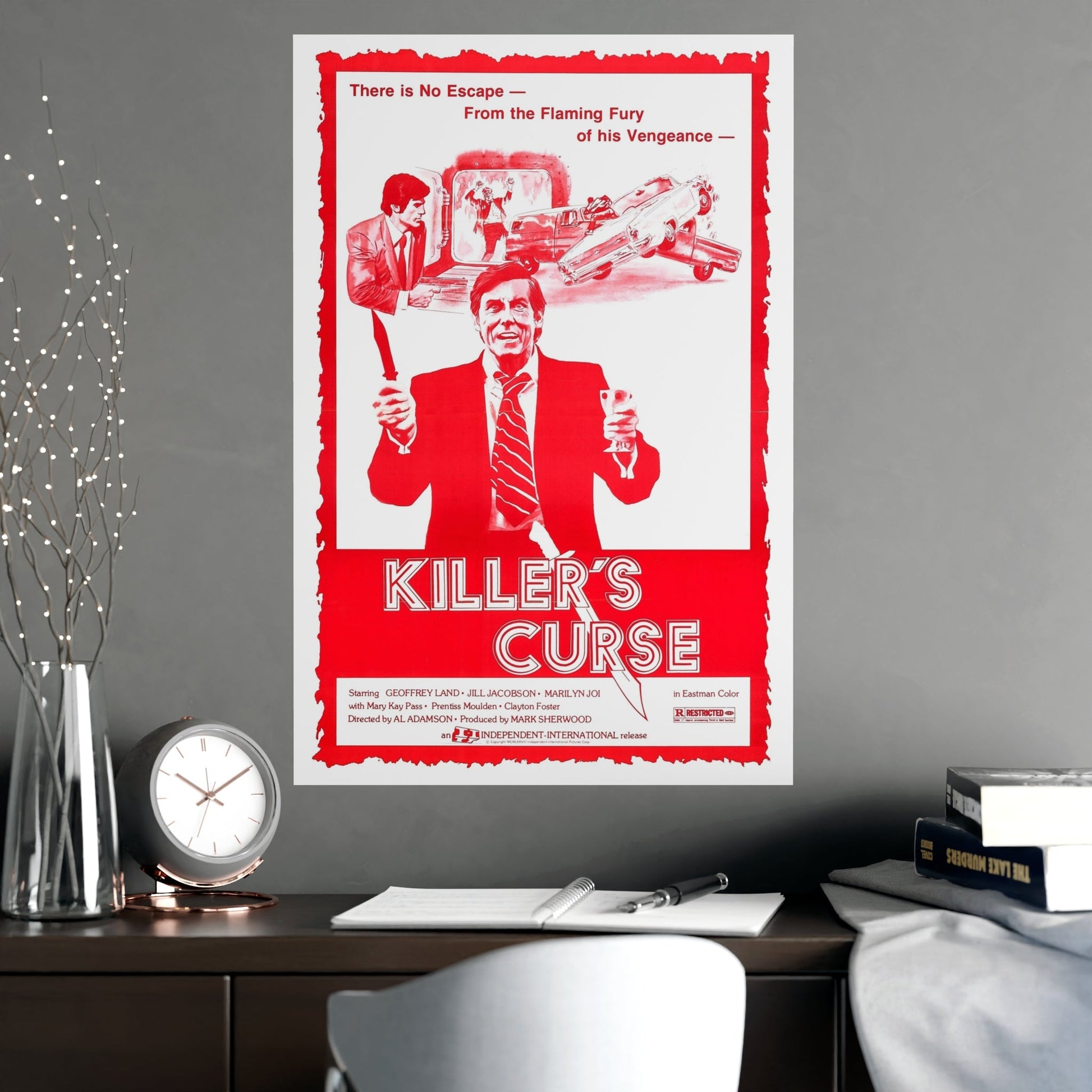 KILLER'S CURSE (NURSE SHERRI) 1977 - Paper Movie Poster-The Sticker Space