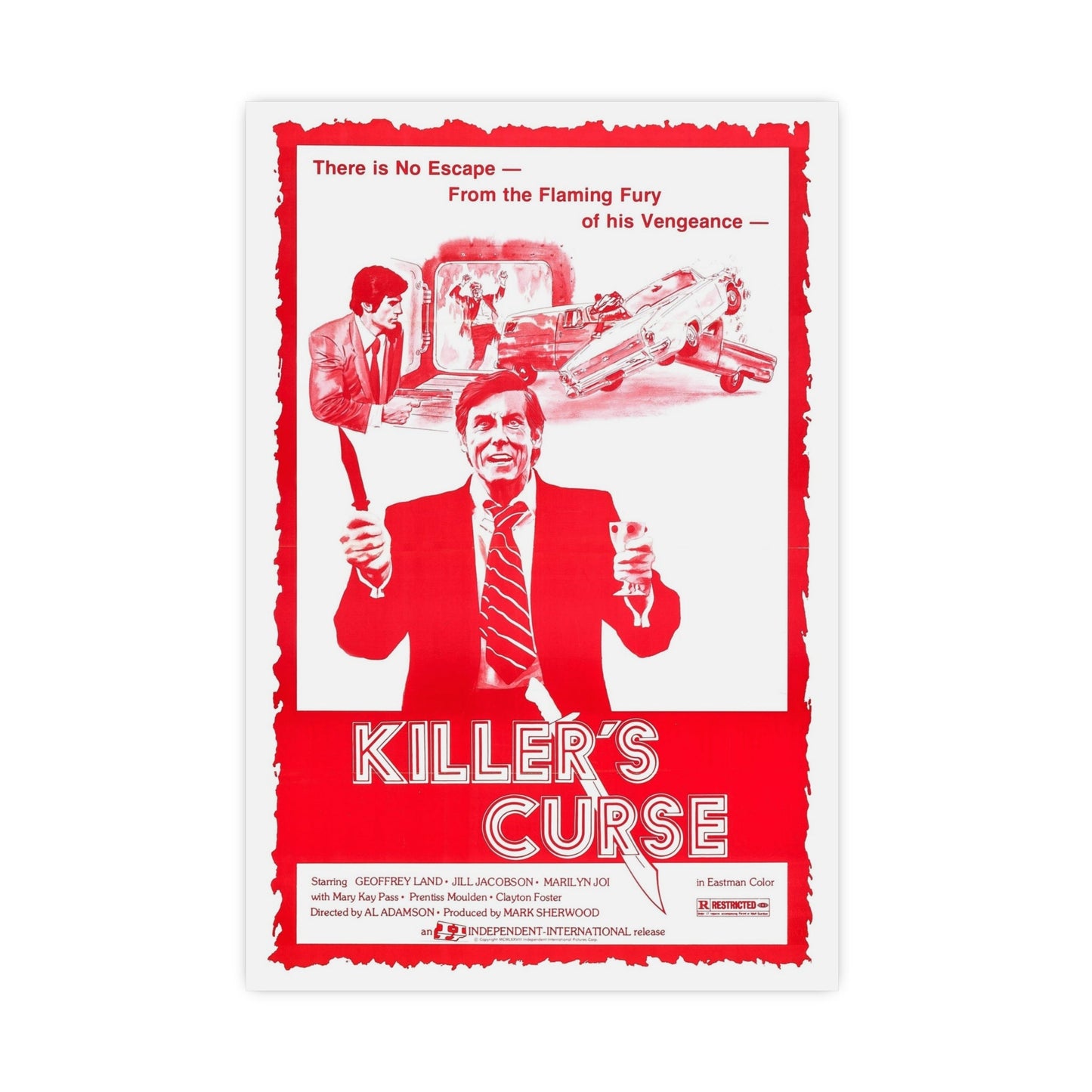 KILLER'S CURSE (NURSE SHERRI) 1977 - Paper Movie Poster-16″ x 24″ (Vertical)-The Sticker Space