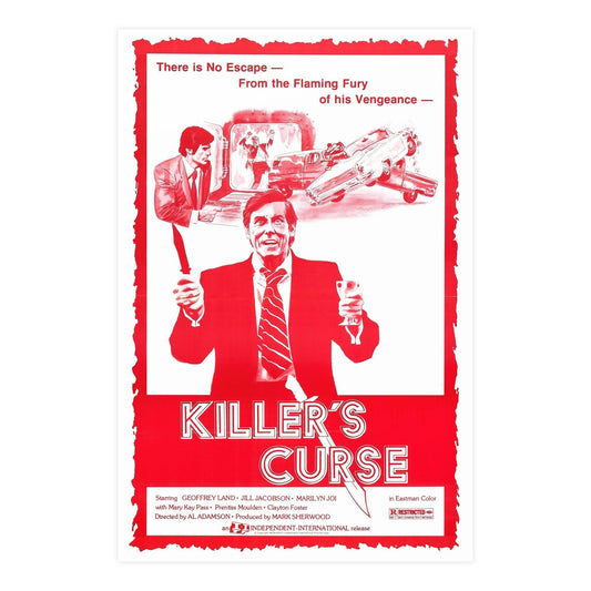 KILLER'S CURSE (NURSE SHERRI) 1977 - Paper Movie Poster-24″ x 36″ (Vertical)-The Sticker Space