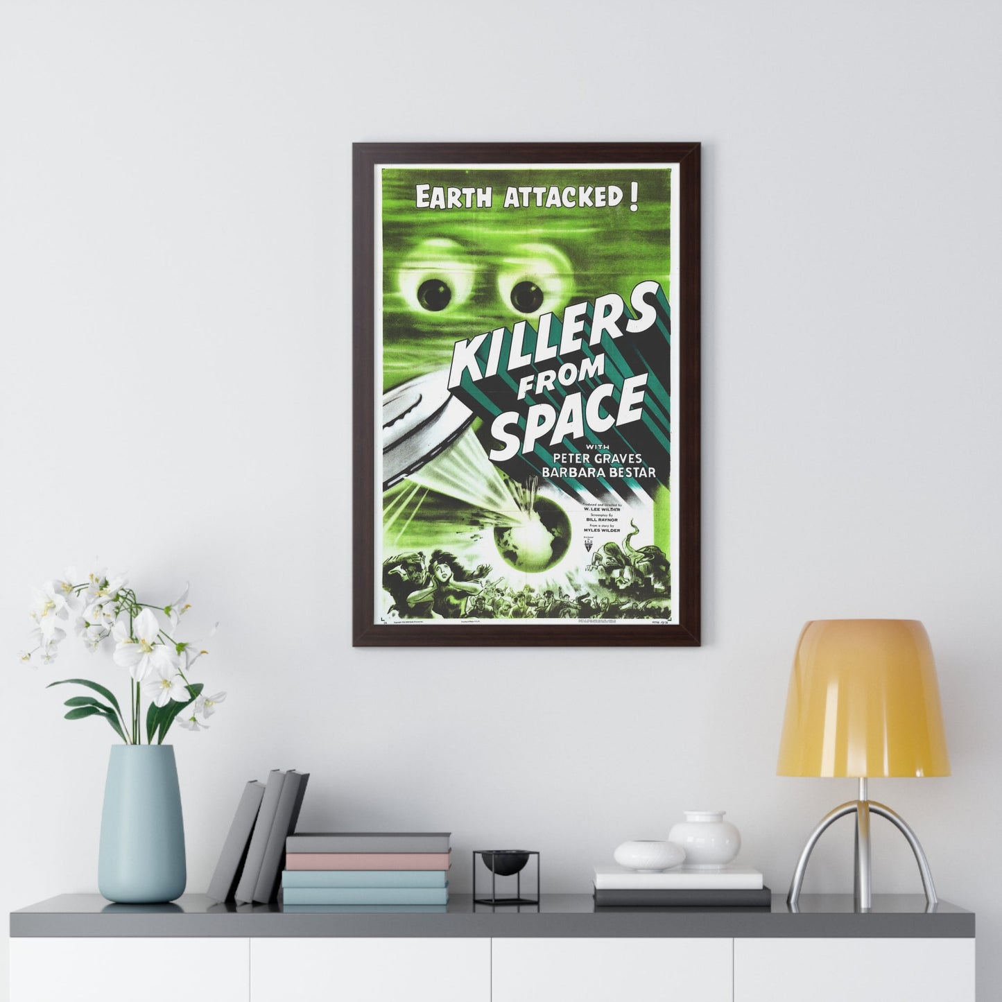 KILLERS FROM SPACE 1954 - Framed Movie Poster-The Sticker Space