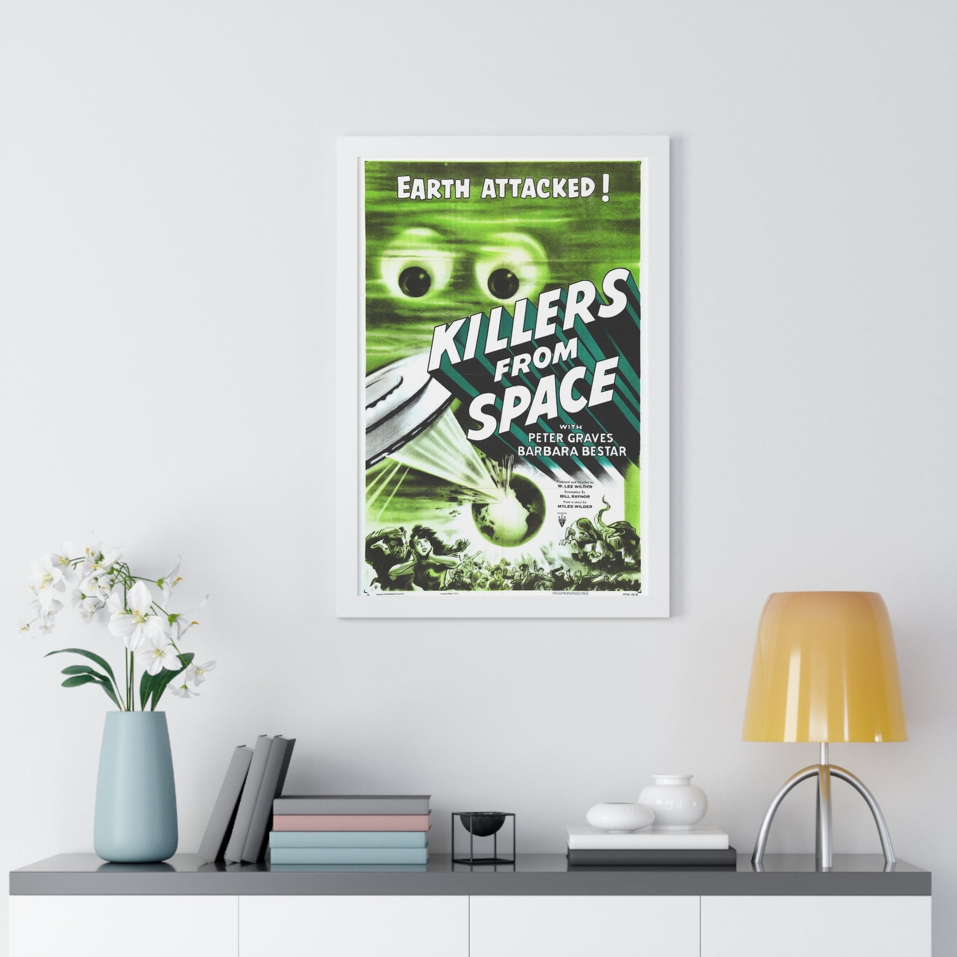 KILLERS FROM SPACE 1954 - Framed Movie Poster-The Sticker Space