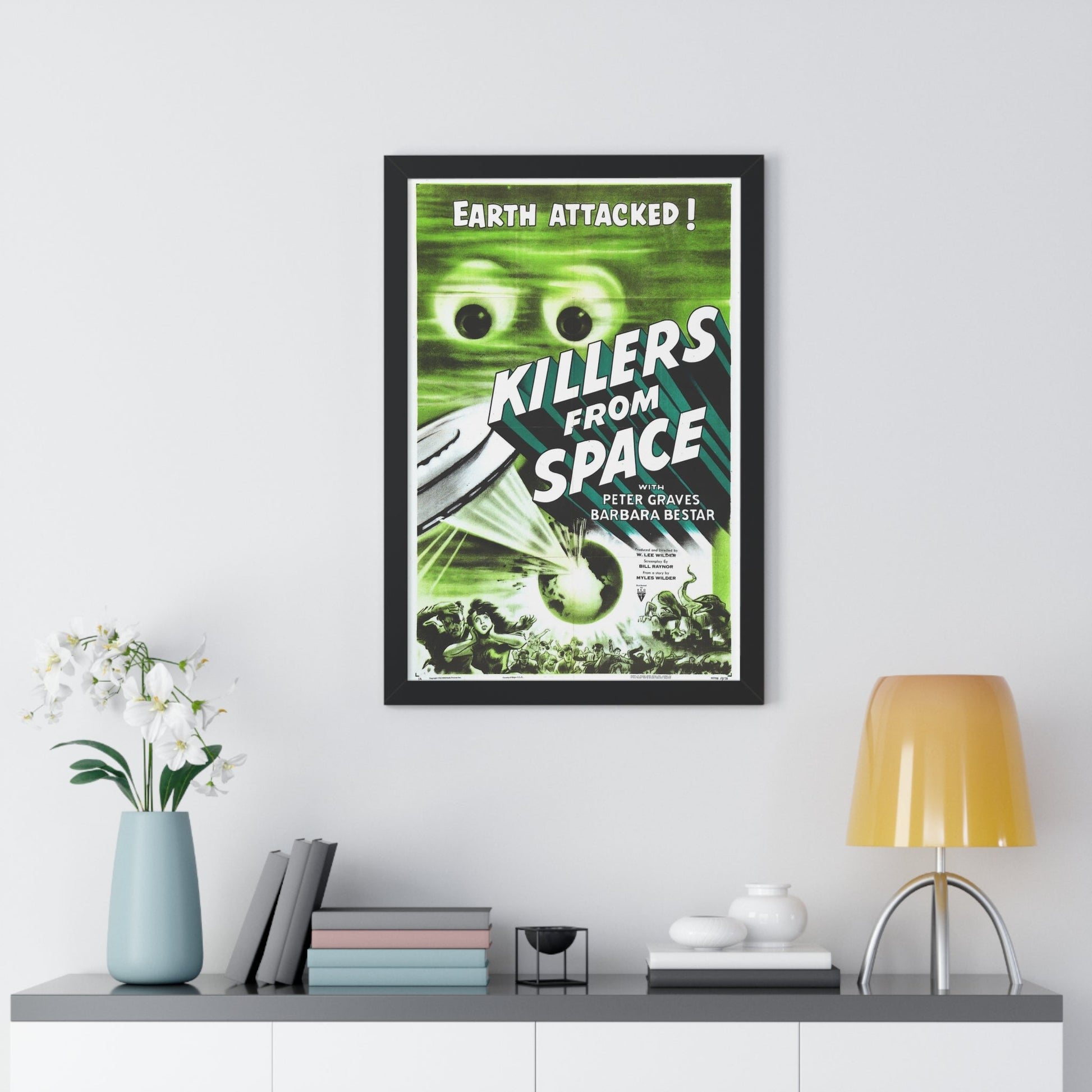 KILLERS FROM SPACE 1954 - Framed Movie Poster-The Sticker Space