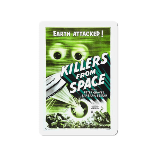 KILLERS FROM SPACE 1954 Movie Poster - Refrigerator Magnet-2" x 2"-The Sticker Space