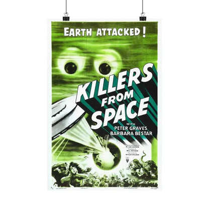 KILLERS FROM SPACE 1954 - Paper Movie Poster 12″ x 18″ Matte - The Sticker Space