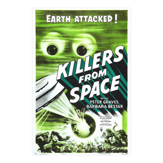 KILLERS FROM SPACE 1954 - Paper Movie Poster-24″ x 36″ (Vertical)-The Sticker Space