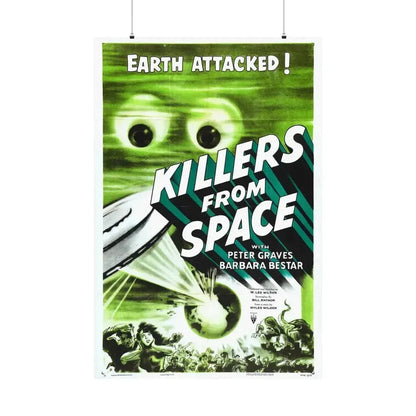 KILLERS FROM SPACE 1954 - Paper Movie Poster 36" x 54" Matte - The Sticker Space