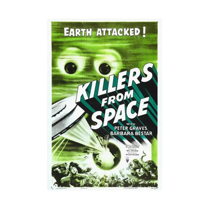 KILLERS FROM SPACE 1954 - Paper Movie Poster - The Sticker Space