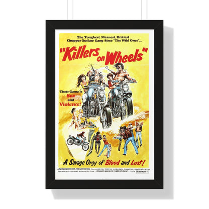 KILLERS ON WHEELS 1976 - Framed Movie Poster-16″ x 24″-The Sticker Space