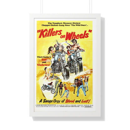 KILLERS ON WHEELS 1976 - Framed Movie Poster-20" x 30"-The Sticker Space