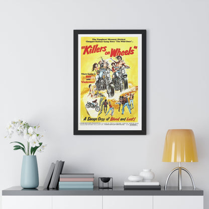 KILLERS ON WHEELS 1976 - Framed Movie Poster-The Sticker Space