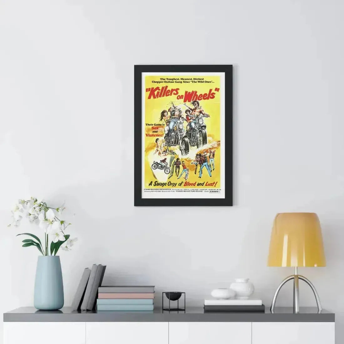 KILLERS ON WHEELS 1976 - Framed Movie Poster - The Sticker Space