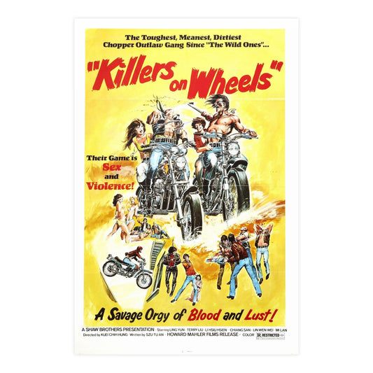 KILLERS ON WHEELS 1976 - Paper Movie Poster-24″ x 36″ (Vertical)-The Sticker Space