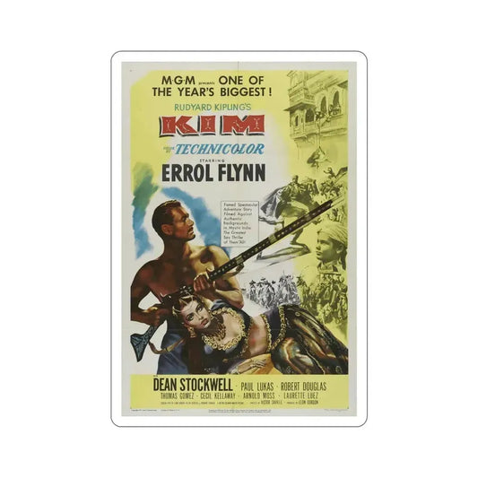 Kim 1950 Movie Poster STICKER Vinyl Die-Cut Decal 6 Inch - The Sticker Space