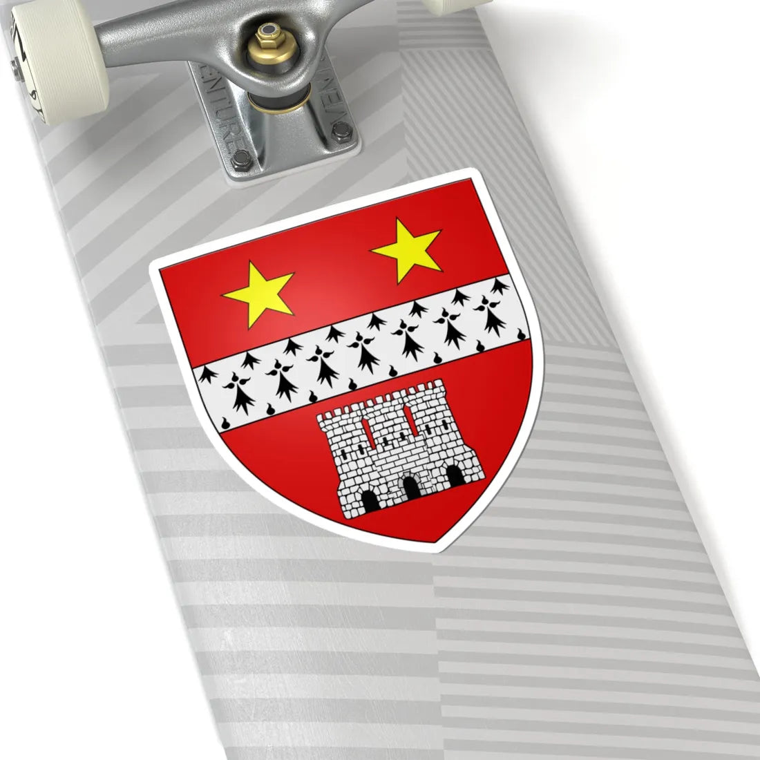 Kincaid of Kincaid arms (Scotland) (Coat of Arms) STICKER Vinyl Kiss-Cut Decal - The Sticker Space