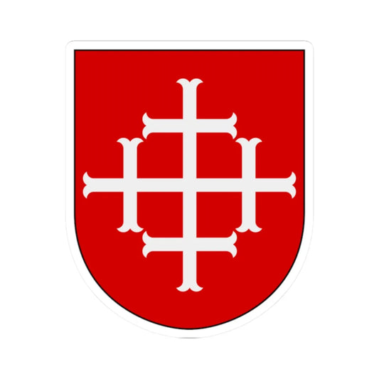 Kinda härad vapen (Sweden) (Coat of Arms) STICKER Vinyl Kiss-Cut Decal 2 Inch White - The Sticker Space